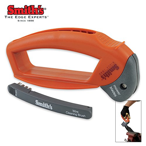 Smith's Sharpeners AC50602 Mower Blade Sharpener, Orange