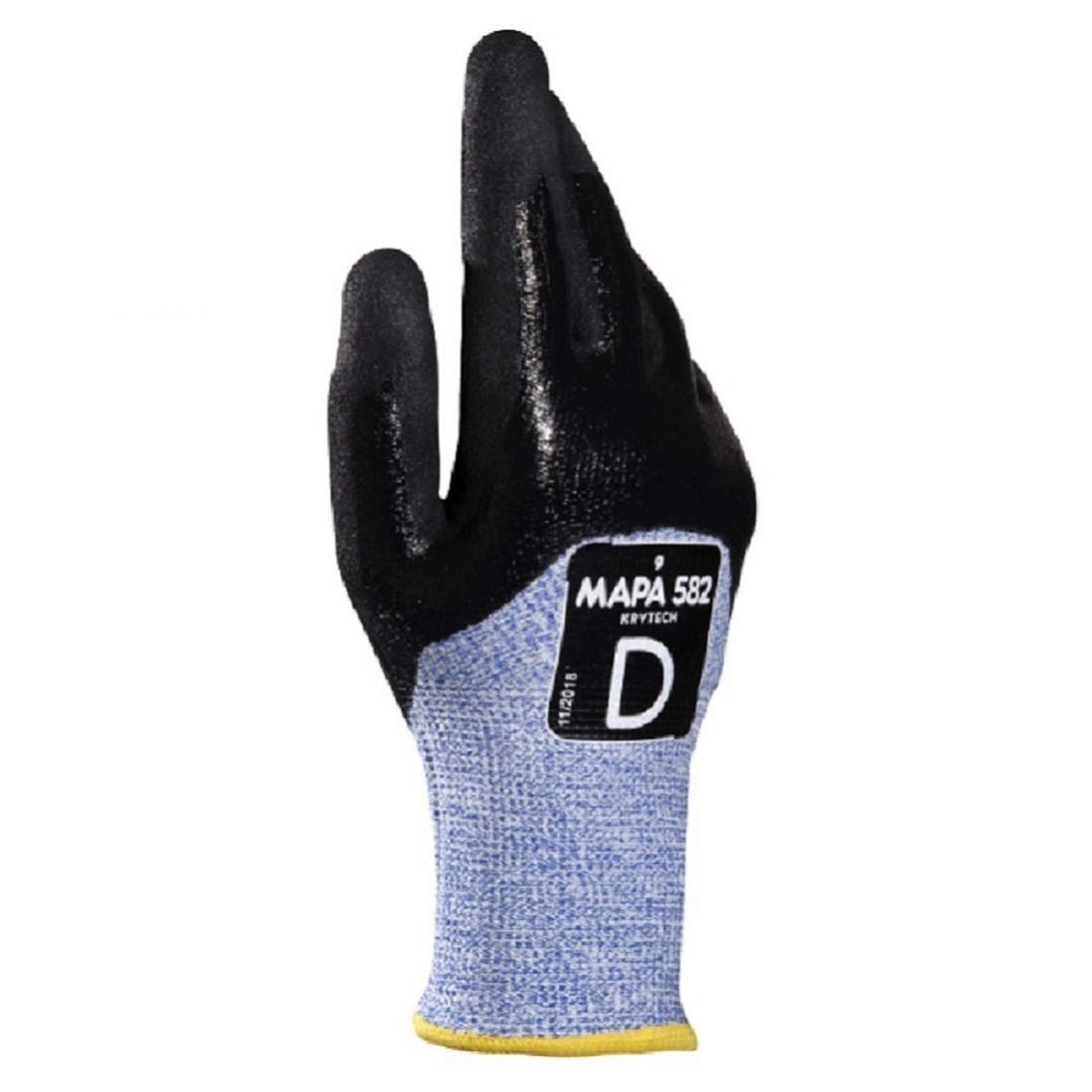 MAPA Professional KRYTECH 582, High Cut Resistant Gloves, Oilproof Anti Cut Workman, Mechanics, Work Site Gloves, Builders, Construction, Parts, Glass Industry Size 8 Medium Protective Gloves (1 Pair) โ image 1