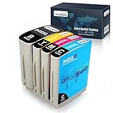 Office World HP 940 940XL Compatible Ink Cartridge Replacement for HP 940 940XL (4 Packs), for use with HP Officejet Pro 8000 8500 8500A 8500A Plus Printer