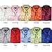 Milano Moda Satin Classic Dress Shirts with Tie & Hankie SG08 , 14 Colors
