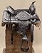 10″ Kids Black Leather Western Mini Pony Saddlethumb 4