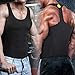 Junlan Men Workout Tank Top Vest Gym Shirt Weight Loss Waist Body Shaper Sauna Suit Slim Corset Compression Clothes