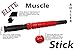 The Muscle Roller Stick, Massage for Legs | Great Gifts for Runners Men/Women, Athletes, Exercise - Shin Splints, Trigger Point - Red Elite Hard, 17