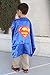 (Batman) ROXX Superhero Superman Kids Girl And Boy Cape and Mask Costume for Child