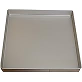 Nonstick Square Baking Pan, 11x11 Inch Carbon Steel Cake Baking Sheet, Cookies Bakeware for Oven Baking Gold