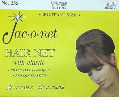 Jac O Net Tiny Mesh Hair Net Bouffant Large Size Blonde 1 Net