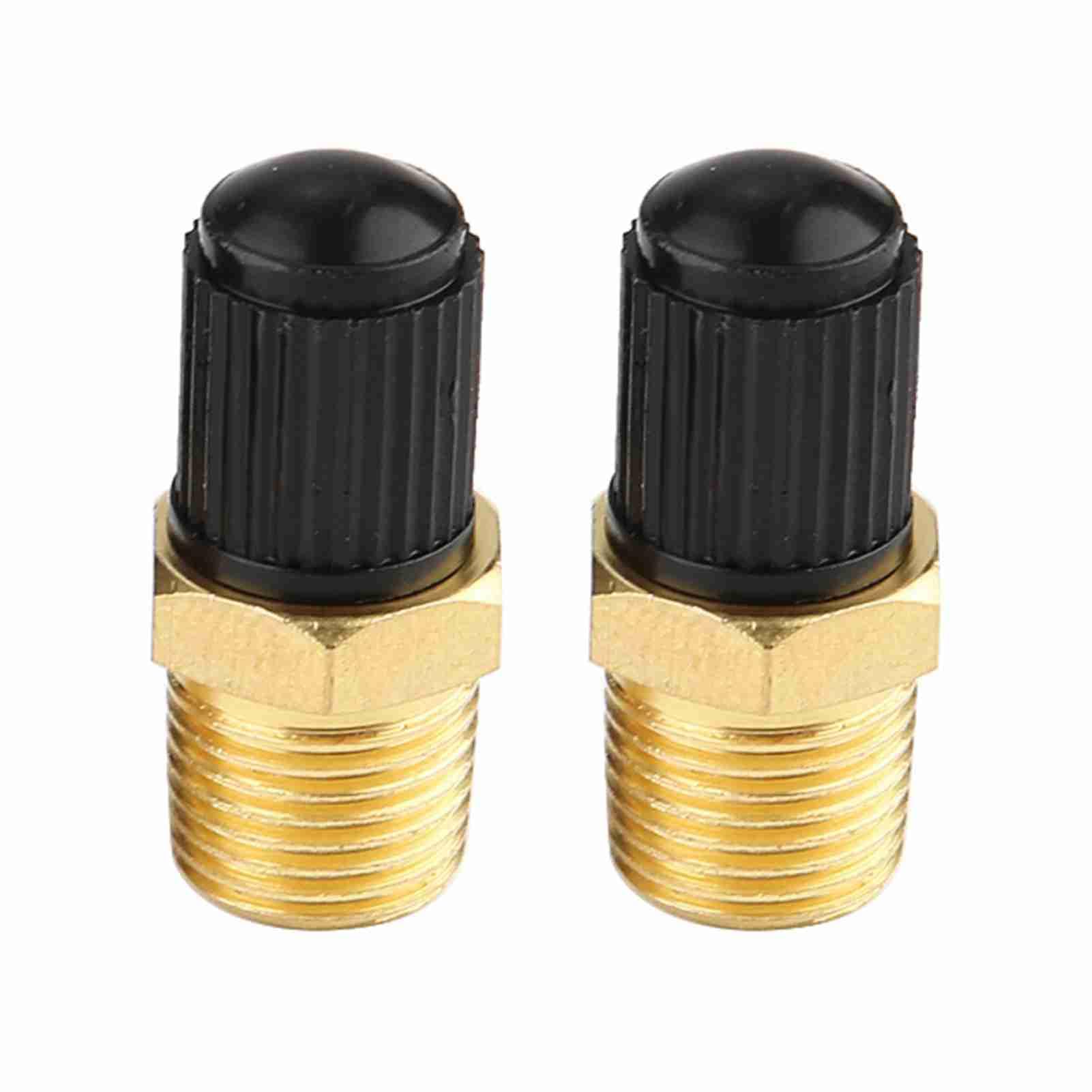 Bediffer Air Compressor Valve, 2Pcs 1/8" NPT MPT Brass Air Compressor Tank Fill Valve Air Compressor Check Valve,tire Accessories