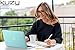 Kuzy Compatible with MacBook Air 13 inch Case 2017 2015 - A1466 MacBook Air Case Cover Hardshell MacBook Air 13.3 inch Case - MacBook Air 2017 Case - Older Version Case, Teal