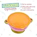 Suction Bowl Feeding Set, Stackable Toddler Suction Bowls with Spill-Proof Lids, Dishwasher Safe Spill Proof Bowls for Toddlers and Babies, Baby Dish Set of 3 Bowls