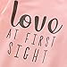 Baby Girl Love at First Sight Sleeping Gown,Swaddle Sack Coming Home Outfit Sleepwear Romper Sleeping Bags Pink