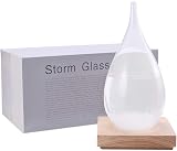 Coocnh Storm Glass Weather Predictor Barometer Crystal Bottle Decorative view 6