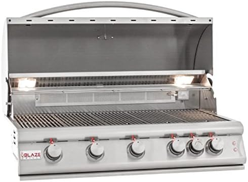 review Blaze LTE 40-inch 5-Burner Built-in Natural Gas Grill Rear Infrared Burner & Grill Lights - BLZ-5LTE-NG
