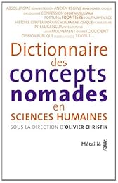 Dictionnaire des concepts nomades en sciences humaines