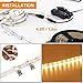 Onforu 49.2ft LED Strip Lights, 2700K Warm White Tape Light, 15M 12V Flexible Ribbon Lights, 2835 LEDs Rope Light for Garden, Patio, Balcony, Party, Wedding