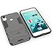 HTC Desire 10 Pro Case, CoverON [Shadow Armor Series] Hard Slim Hybrid Kickstand Phone Cover Case for HTC Desire 10 Pro - Gray / Black