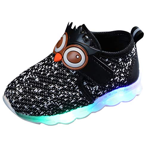 Infant Toddler Baby Boys Cute Cartoon LED Luminous Girls Sport Shoes Sneakers - Thumbnail 6