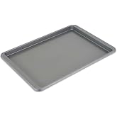 KitchenAid 13x18in Nonstick Aluminized Steel Baking Sheet, Contour Silver