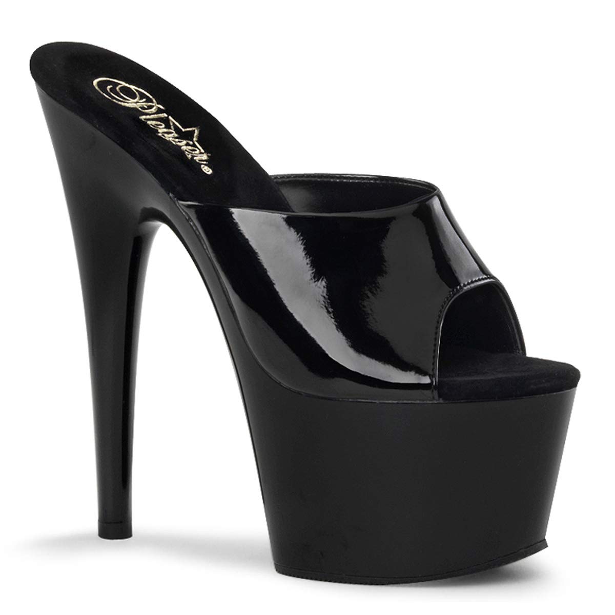 Pleaser ADORE-701 Blk Pat/Blk