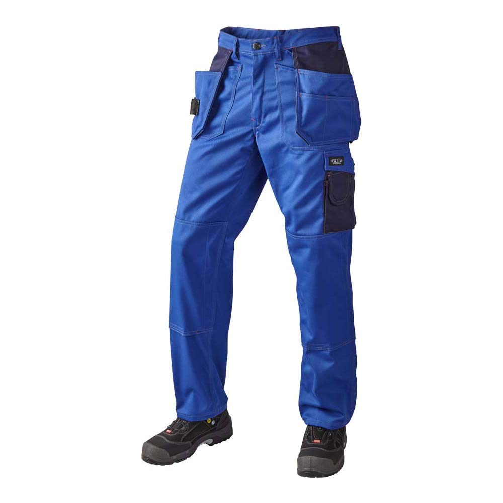 J.A.K. 920418100 Series 9204 65% Polyester/35% Cotton Trousers with Hanging Pockets, Royal Blue/Navy, 56 R (39/32) Size