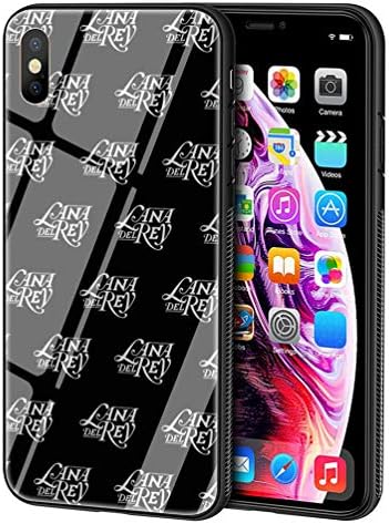LBIAO 9H Tempered Glass iPhone XR Cases, LB-132 Lana Del Rey LDR Design Printing Shockproof Anti-Scratch Soft Silicone TPU Cover Phone Case for Apple iPhone XR