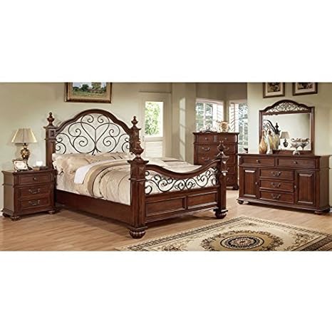 247shopathome Bedroom Set California King Oak