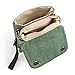 Shiaili Unisex Mini Canvas Crossbody Phone Pouch Twins Bag (Green)