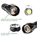 Gosund T6 LED Flashlights-Water Resistant Zoomable Tactical Flashlight of 5 Light Modes High Powered LED Torch with Bottom Click for Outdoor (2 pcs)