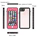 iPhone 7 Waterproof Case, Effun IP68 Certified Underwater Waterproof Shockproof Dirtproof Full Sealed Case Cover for iPhone 7 (4.7 inch) Pink [New Version]