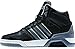 adidas NEO Men's BB9TIS Lifestyle Basketball Shoe, Core Black/Tech Grey/Running White, 10 M US