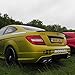 US85 Direct Mercedes-Benz Luggage Lid Adhesive Nameplate Star Logo Trunk Rear Emblem W205 Modified C-Class C 300 C43 C 63 S C 450 Sedan (Matte Black)
