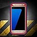 Galaxy S7 Case, ToughBox® [Armor Series] [Shock Proof] [Purple | Pink] for Samsung Galaxy S7 Case [Built in Screen Protector] [With Holster & Belt Clip] [Fits OtterBox Defender Series Belt Clip]