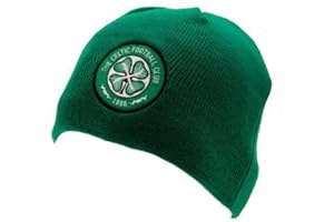 Celtic F.C. Men's Beanie Hat, Celtic (Green), One Size