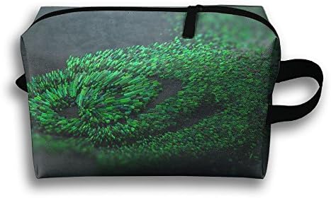 WECJJ Nvidia Green Unisex Tourist Cosmetic Bags