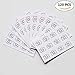 Work Monthly Planner Stickers, 120 Clear Work Labels Calendar Scrapbooking Crafting Stickers