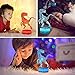 LAYDRAN Dinosaur Night Light Touch Remote Bedside Dinosaur Lamp,7 Colors 3D Optical Illusion Lights with Acrylic Flat & ABS Base & USB Cable Creative Gift Toys （Velociraptor）
