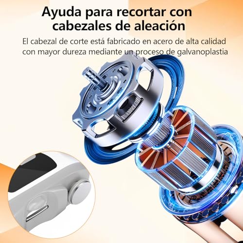Electric Nail Clipper, 2026 New 3 in 1 Automatic Nail Clippers and Polisher, 3 Speeds Automatic Adjustable Electric Nail Clippers with LED Light and USB Rechargeable, for Baby, Adults and Elderly