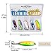 THKFISH Fishing Lures Fishing Spoons Lures Trout Lures for Trout Pike bass Crappie Walleye Color A 5.5g(1/5oz) 5pcs