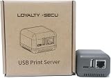 LOYALTY-SECU Wireless WiFi Print Server for USB 2.0 Printers - Network & Mobile view 8