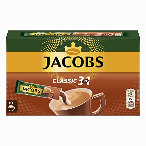 Jacobs 3in1 löslicher Kaffee, Instantkaffee, 3er Pack, 3 x 10 Becherportionen – Bild 7