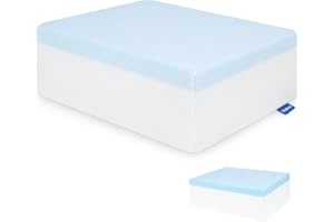 IBIGBEAN Cubic Memory Foam Pillow for Sleeping | Cuboid Side Sleeper Pillow for Shoulder Neck Pain Relief | Cooling Gel Infused Memory Foam 2 in 1 Bed Pillows for Better Sleep Temperature |Muli-Use Neck Pillow