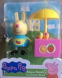Peppa Pig Rebecca Rabbits Ice Cream Stand Figure Playset