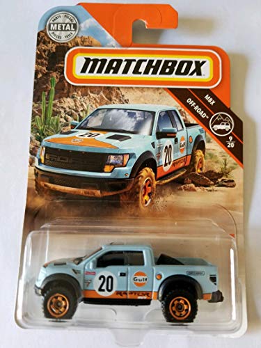Matchbox 2018 MBX Off Road 9/20 - '10 Ford F-150 SVT Raptor (Gulf)