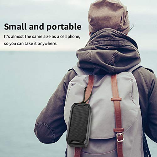 Bluetooth Speaker, KKUYI Portable wireless speaker, Loud Stereo Sound, 1200mAh Battery, IPX7 Waterproof Speaker for Home, Office, Party, Beach, Shower