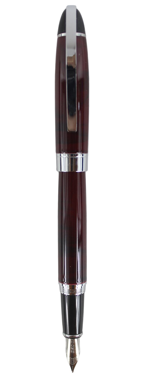 Sipliv Silver Clip Fountain Pen 517 with Original Gift Box - Red