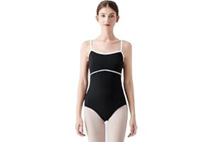 ModLatBal Women's Camisole Leotard with Adjustable Straps for Ballet Dance Leotards