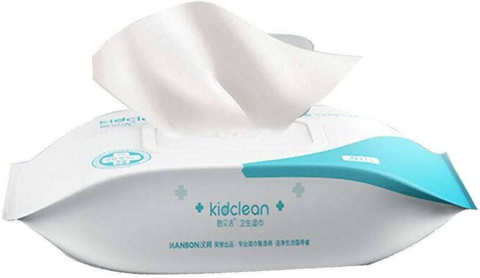 Flushable Wipes for Adults, Wet Wipes, Tissue Clean Hand Health Care 70 Wipes/Pack 20ML (Resealable Soft Packs), White
