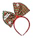 Hair Hoop Xmas Hair Accessory Headwear Colorful Bow Headband Christmas Holiday Party Supplies Gifts (Green)