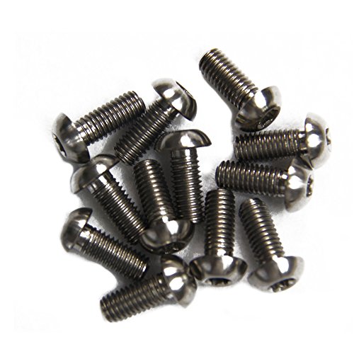Pano-Mounts M5x12 Titanium Torx Head Disc Brake Rotor Bolts Screws for MTB Mountain Bike 4-Pack By