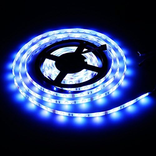Feican DC12V 5M/Roll 60LED/m LED Strip SMD3528 IP65 Waterproof Optional Flexible Led Strip (White)
