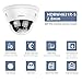 Dahua 6MP PoE IP Security Camera 6 Megapixels Super HD 3072x2048 Outdoor Surveillance Camera Dome IPC-HDBW4631R-S 2.8mm Lens with SD Card Slot IK10 IP67 Weatherproof ONVIF